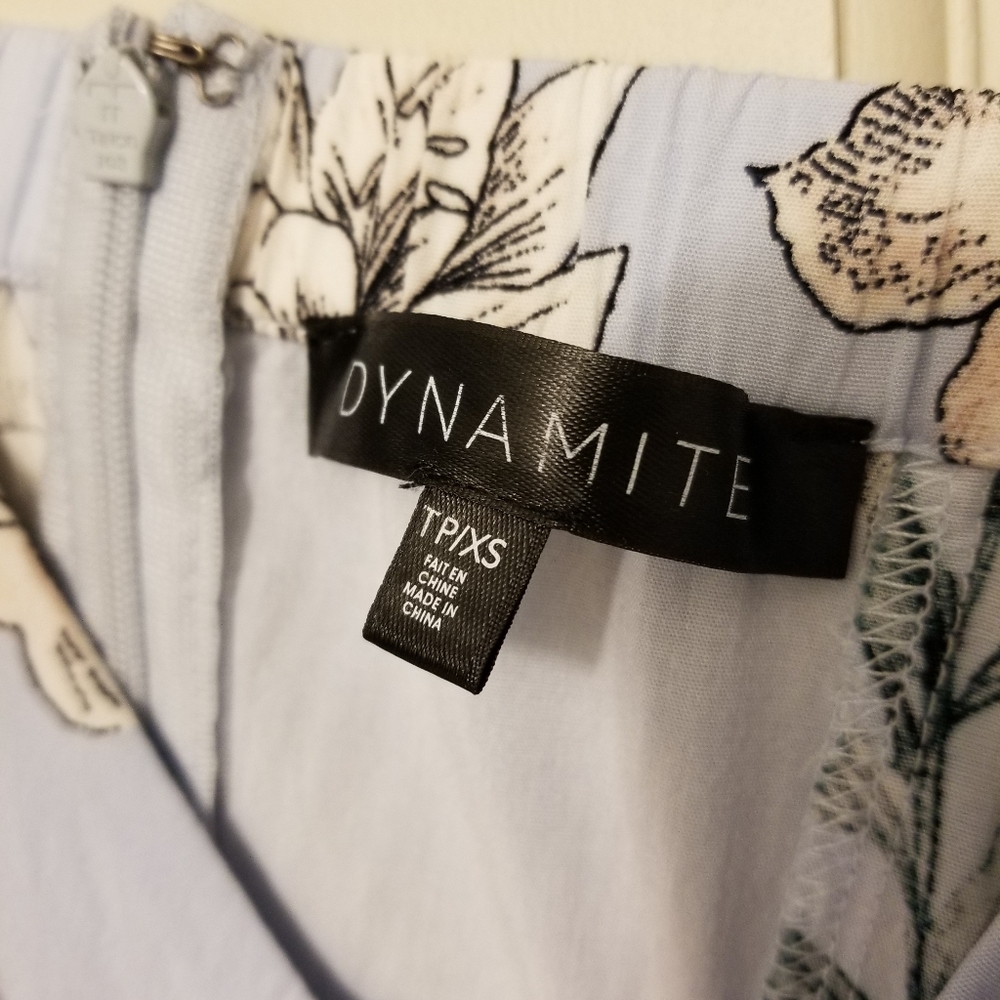 XS Dynamite floral print mini dress - Picture 4 of 5